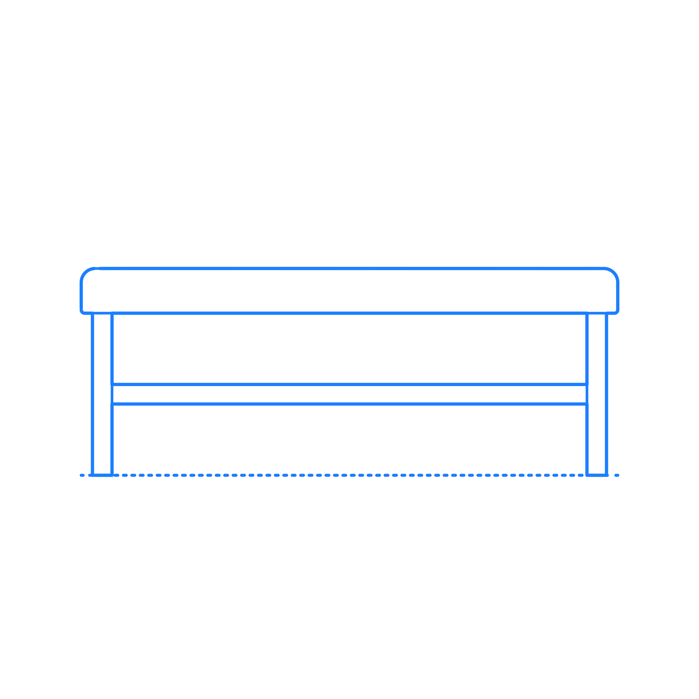 Furniture Benches Ikea Oppaker Bench Outline Svg File Free Vectors